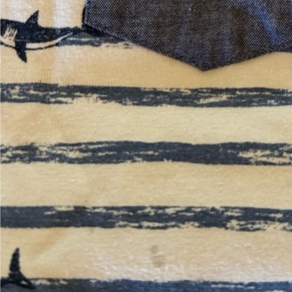 Kids Headquarters - 3T Boy Navy, Orange and White Shark Set - Picture 4 of 7